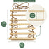 Climbing rope ladder for kids 3-9 y.o.