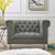 Oxford PU Leather Club Chair