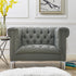 Oxford PU Leather Club Chair