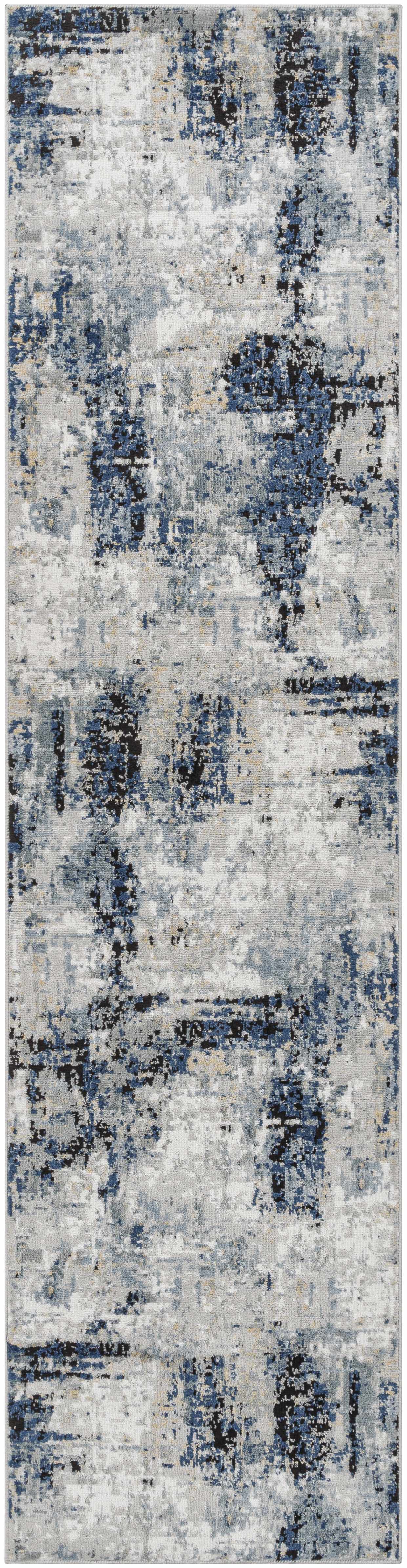 Alfombra abstracta azul Campsall - Promoción