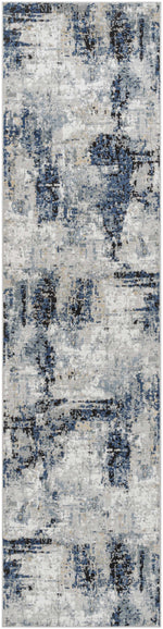 Alfombra abstracta azul Campsall - Promoción