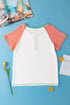 Contrast Color Henley