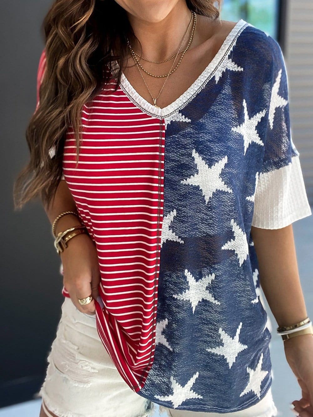 Stars and Stripes Summer Tee