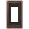 Fundición de bronce envejecido continental - 1 placa de pared basculante