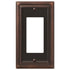 Fundición de bronce envejecido continental - 1 placa de pared basculante