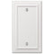 Fundido blanco continental - 1 placa de pared en blanco