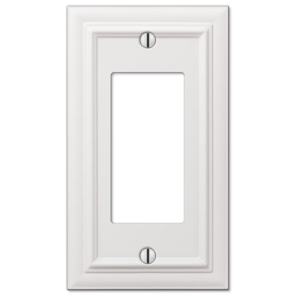 Placa de pared de 1 balancín de fundición blanca continental