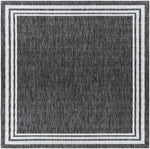 Alfombra de exterior Antrasit con bordes Coonamble
