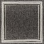 Alfombra de exterior Antrasit con bordes Coonamble