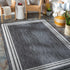Alfombra de exterior Antrasit con bordes Coonamble