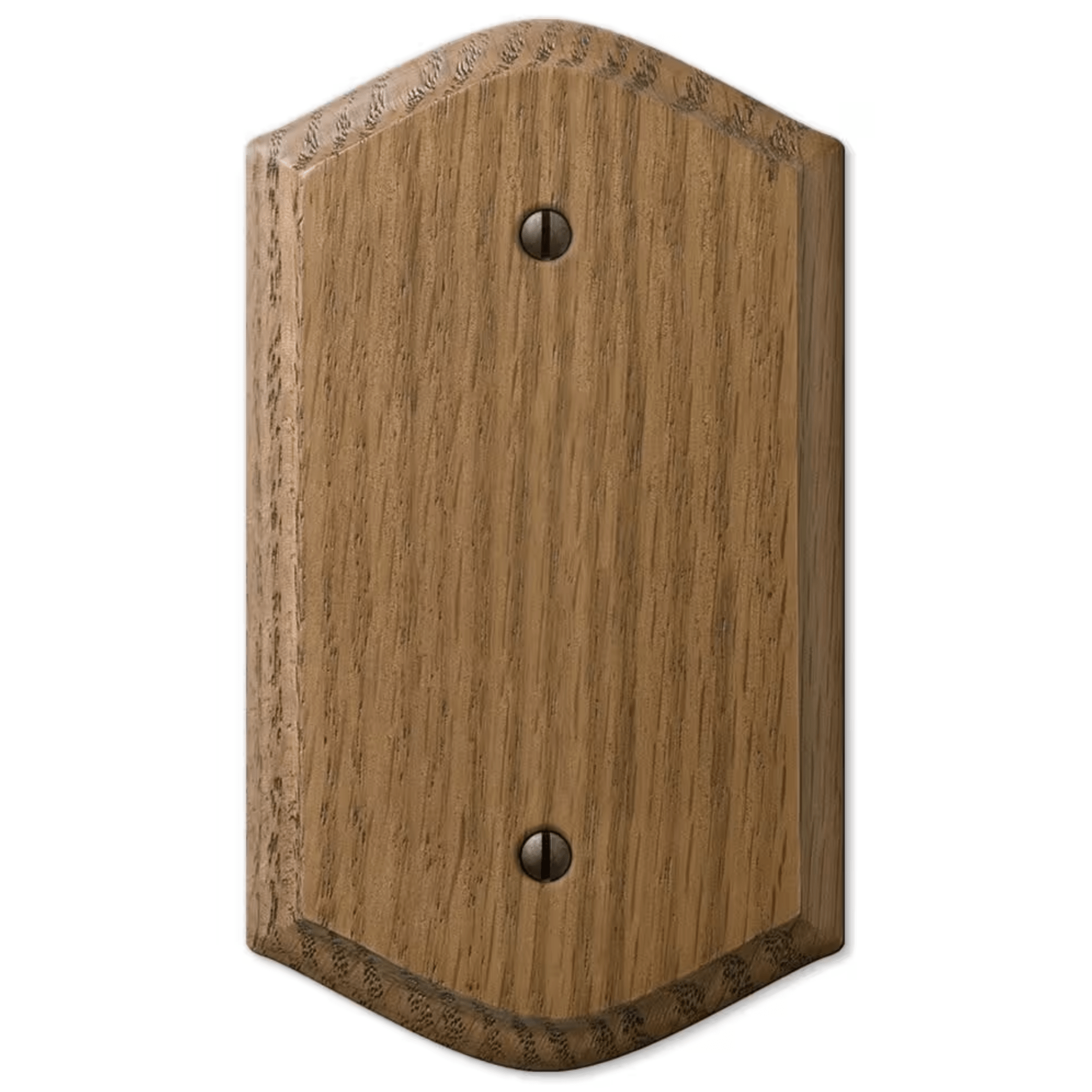 Placa de pared vacía de madera de roble medio estilo campestre