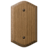 Placa de pared vacía de madera de roble medio estilo campestre