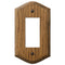 Placa de pared de madera de roble medio estilo campestre - 1 balancín