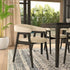 Sillas laterales con respaldo curvo Cove