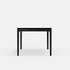 Mesa de comedor rectangular Cove, color negro vintage