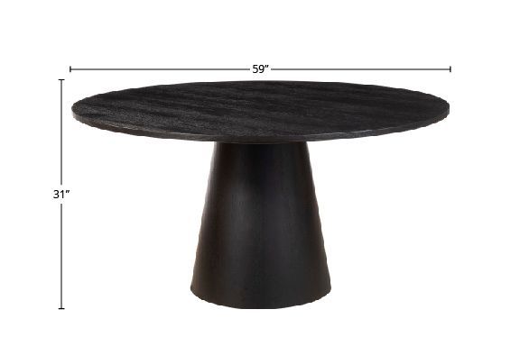 Mesa de comedor redonda Cove