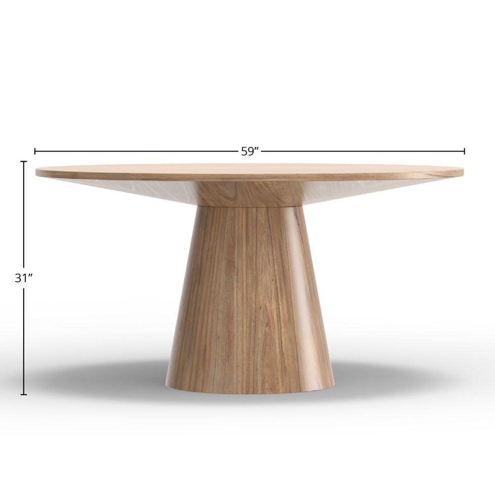 Mesa de comedor redonda Cove