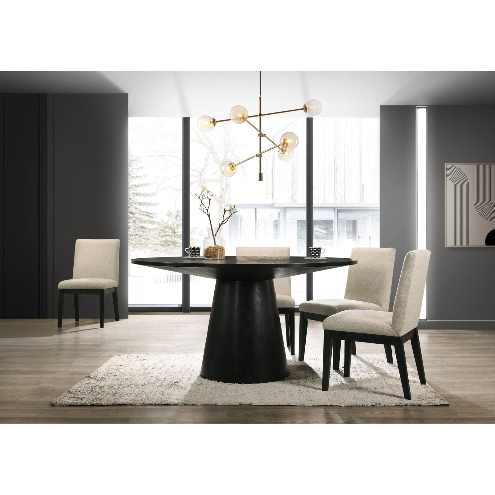 Mesa de comedor redonda Cove