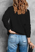 Cozy Black Snowman Christmas Sweater