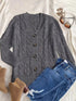 Versatile Cable Knit Cardigan