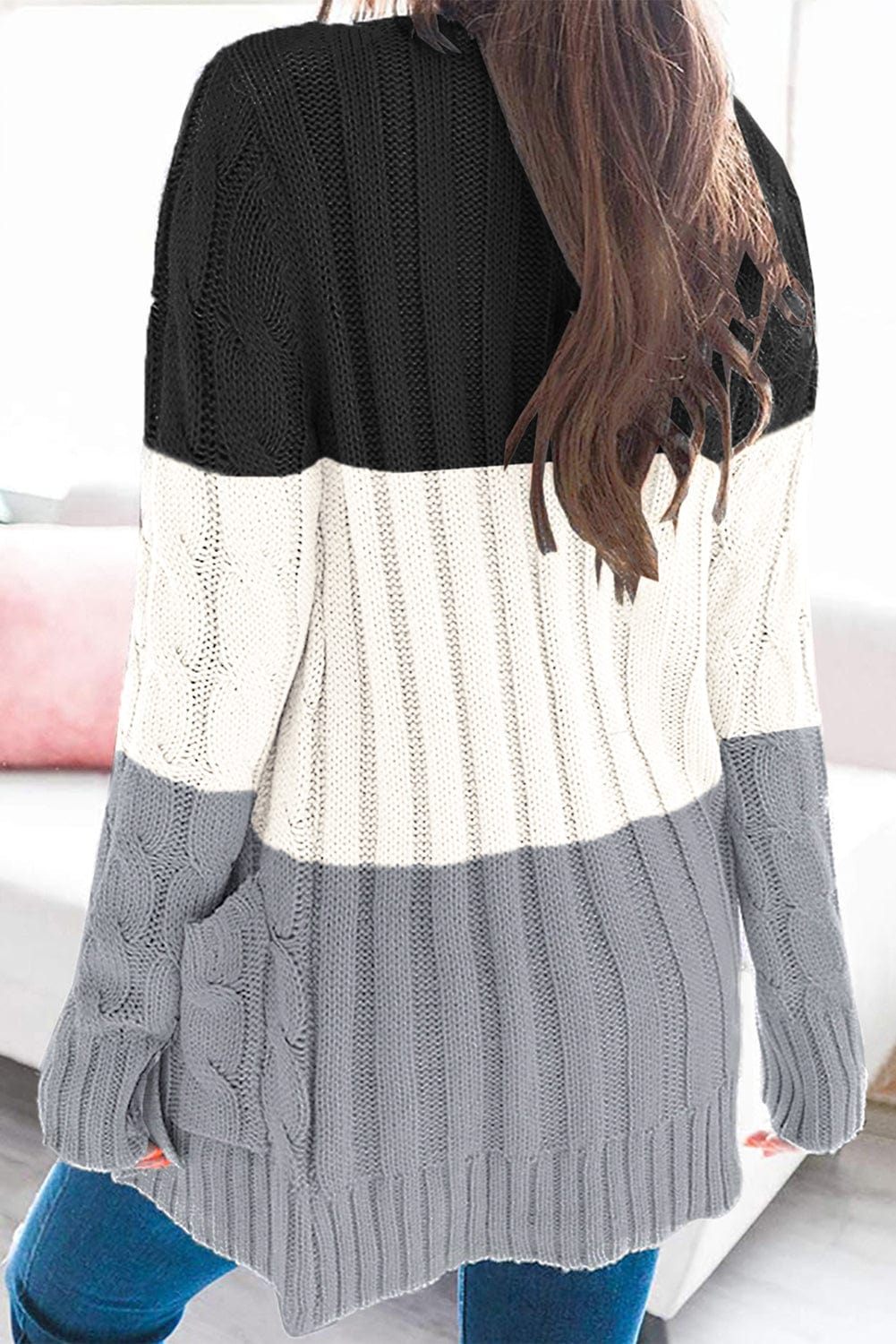 Versatile Cable Knit Cardigan