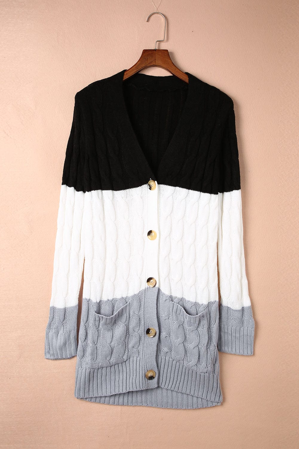 Versatile Cable Knit Cardigan