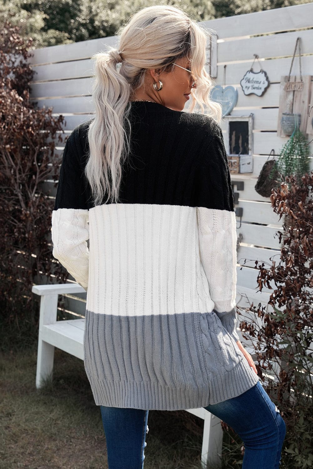 Versatile Cable Knit Cardigan