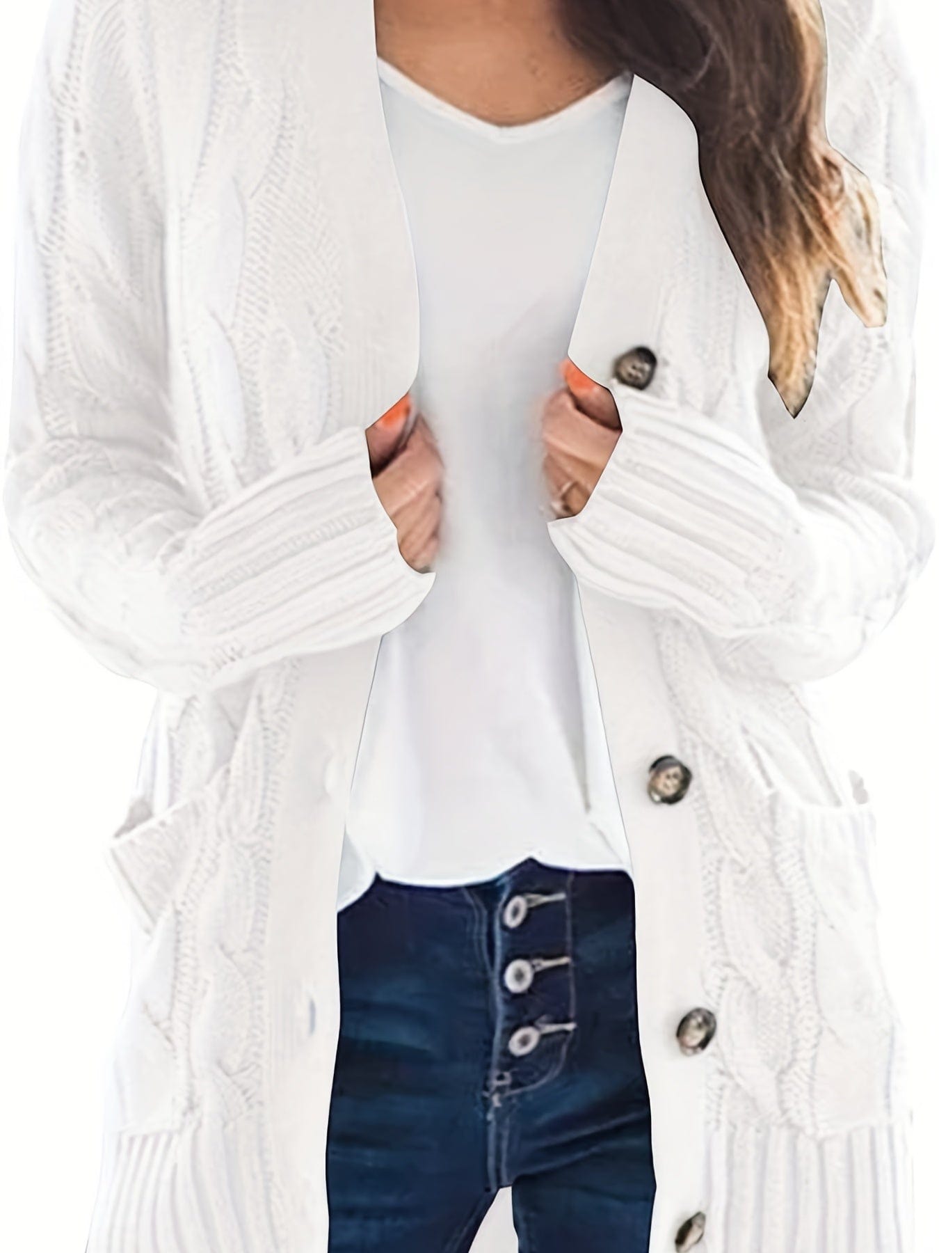 Versatile Cable Knit Cardigan