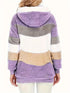 Drawstring Hooded Fleece Jacket