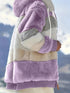 Drawstring Hooded Fleece Jacket