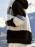 Drawstring Hooded Fleece Jacket