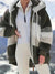 Drawstring Hooded Fleece Jacket