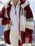 Drawstring Hooded Fleece Jacket