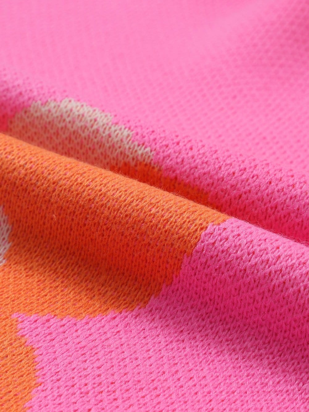 Knitwear with Floral Motif