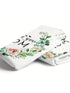 Cozy Floral Love MOM Blanket - 130*150cm White