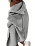 Casual Hooded Knit Sweater
