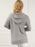 Casual Hooded Knit Sweater