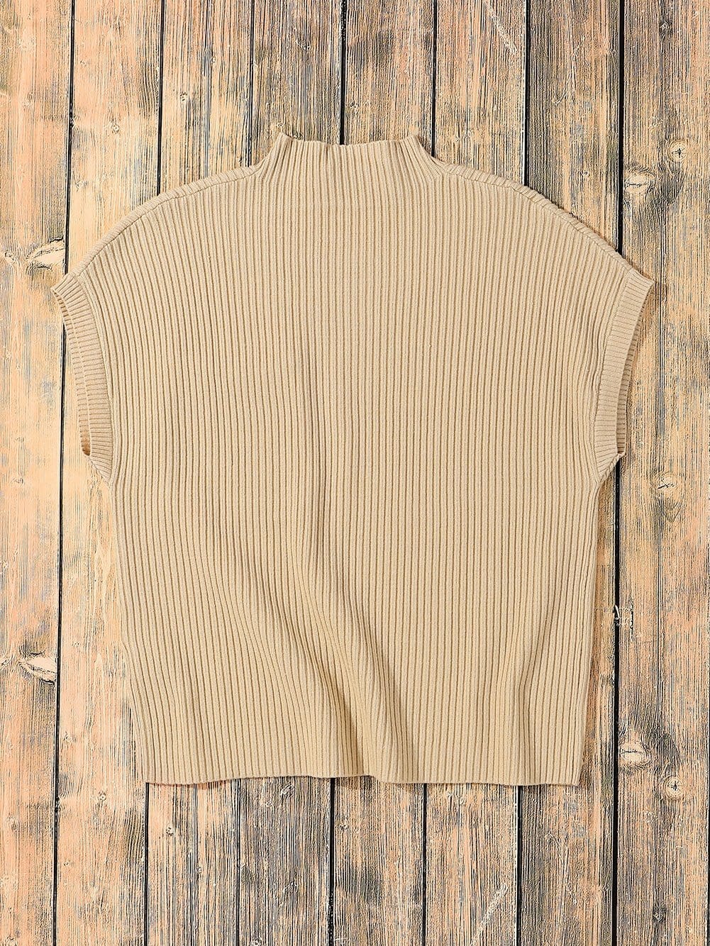 Knit Top with Short Sleeves