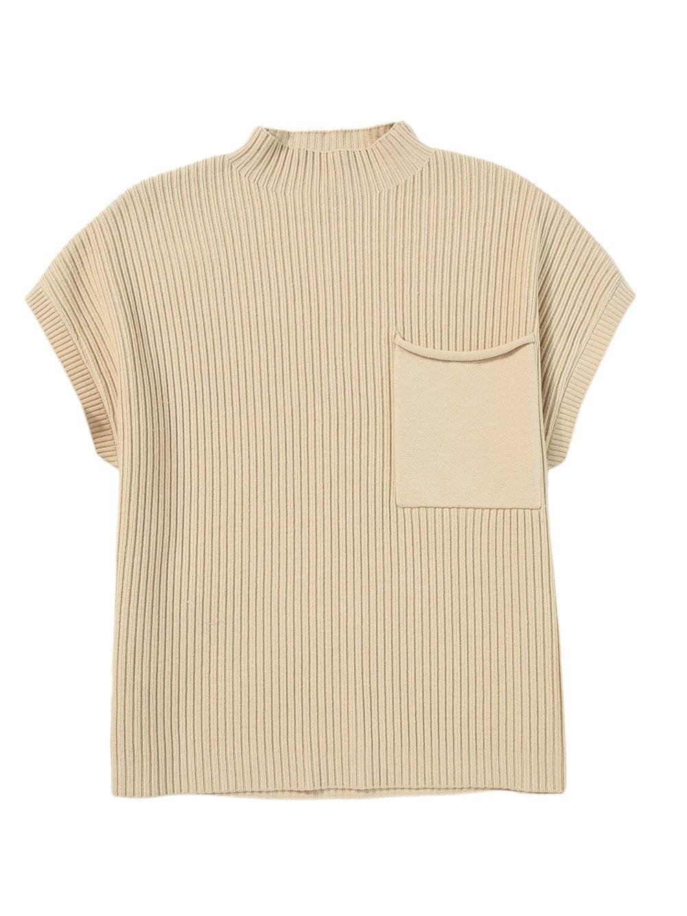 Knit Top with Short Sleeves