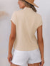Knit Top with Short Sleeves