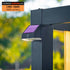 Lámpara solar con sensor de movimiento para exteriores Cree-1000® | Osram de Alemania | Atardecer a amanecer | Paquete de 2 