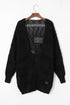 Hollow Out Knit Cardigan