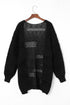 Plus Size Knit Cardigan