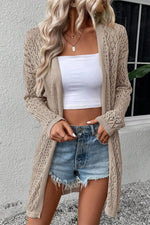 Hollow Out Knit Cardigan