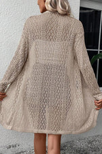 Hollow Out Knit Cardigan