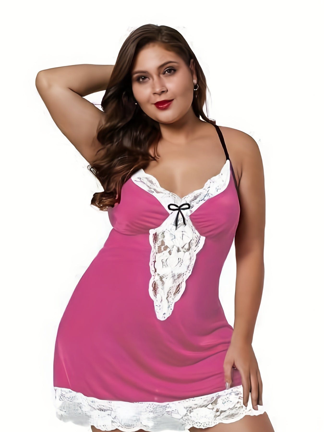 Plus Size Tankini Top and Bottom Set