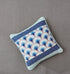 DaDa Bedding Set of 2-Pieces Mediterranean Fans Waves Minty Blue Throw Pillow Covers, 18" x 18" (JHW884)