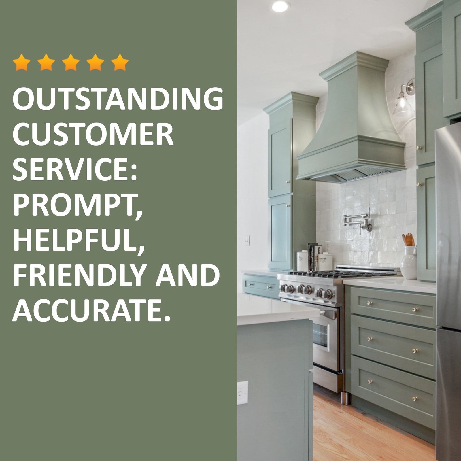 Stained Gray Range Hood With Curved Front and Brass Strapping - 30