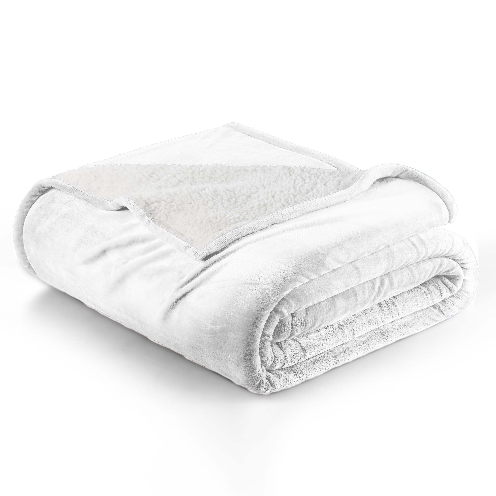 Velvet Plush Sherpa Bed Blanket - Sherpa Fleece Collection