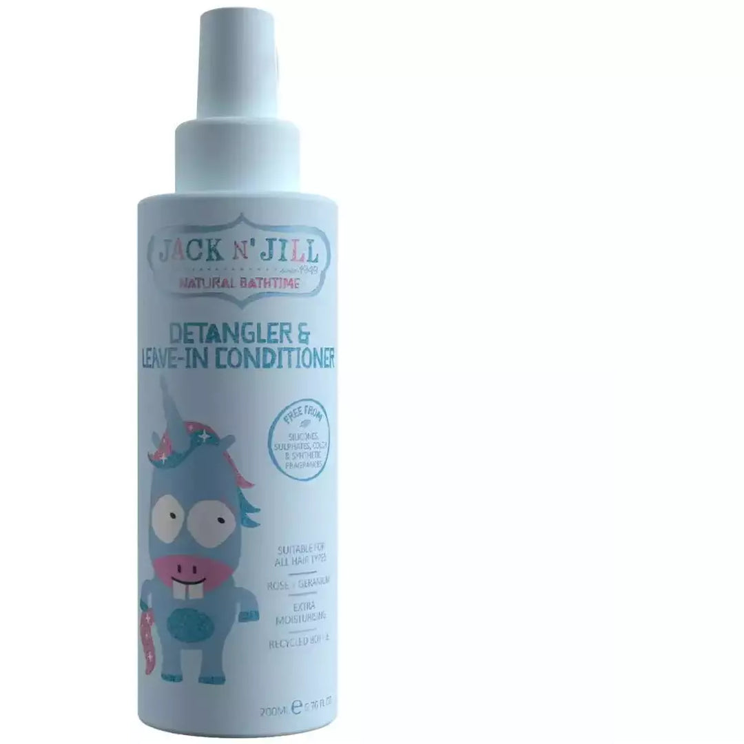 Jack N Jill Kids - Desenredante sin enjuague, 6.76 onzas líquidas (paquete de 6) - Desenredante natural para el cabello